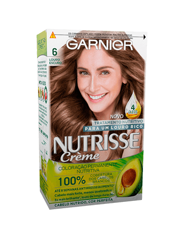 coloração nutrisse 6.0 louro escuro